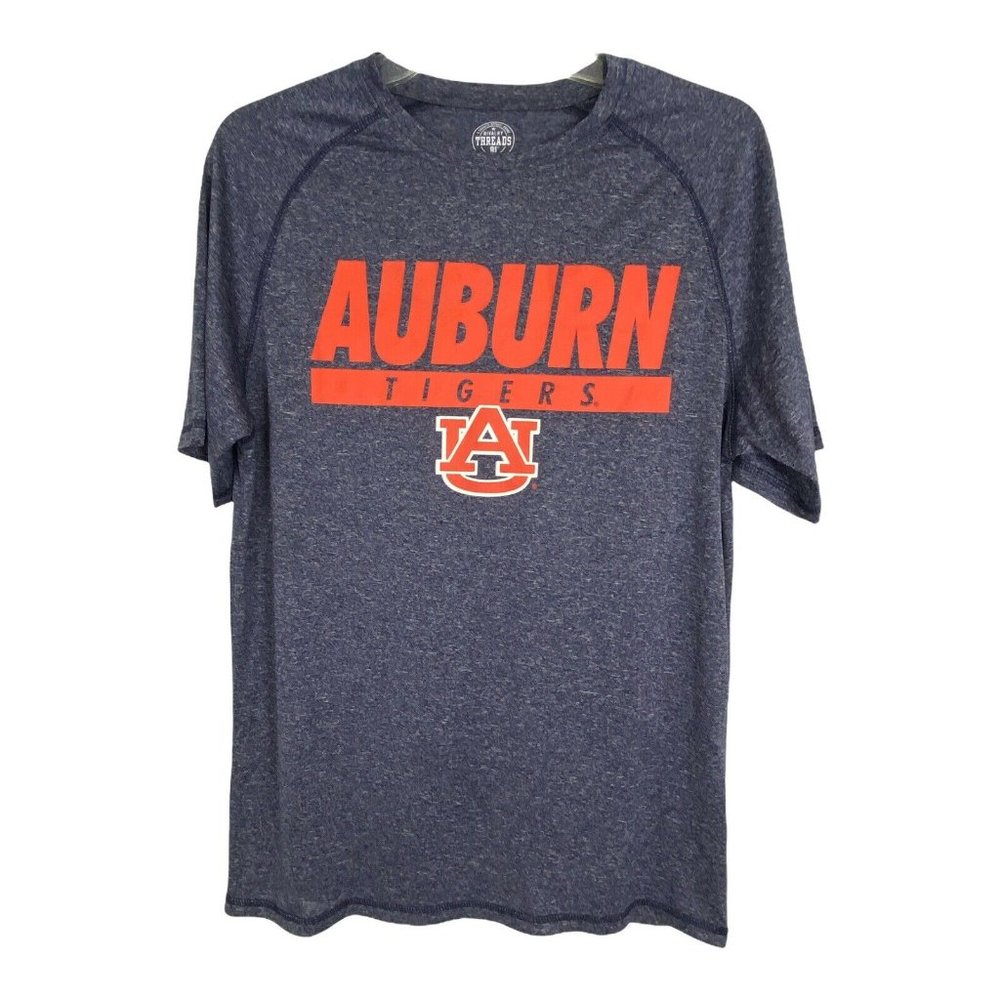 Rivalry Threads Auburn Tigers Womens Shirt Size M Medium Purple Short Sleeve